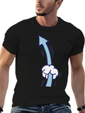 Funny Upward Pointing Arrow Cartoon T-Shirt