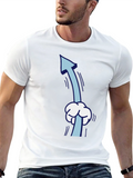 Funny Upward Pointing Arrow Cartoon T-Shirt