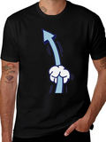 Funny Upward Pointing Arrow Cartoon T-Shirt