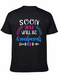 Soon You Will Be Grandparents T-Shirt Pregnancy Announcement