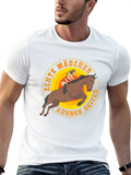 Riding Horse Riding Pony Leisure Horse Classic Cotton Tee – Unisex Comfort For Any Season