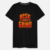 Rise and Grind - Bold Motivational Typography Desi