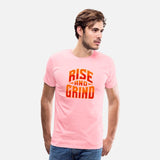Rise and Grind - Bold Motivational Typography Desi