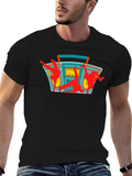 Boombox Dancer Graphic Black T-Shirt