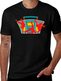 Boombox Dancer Graphic Black T-Shirt