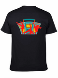Boombox Dancer Graphic Black T-Shirt