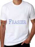 Frasier TV Show Seattle Skyline Black T-Shirt