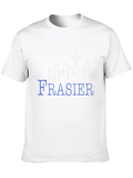 Frasier TV Show Seattle Skyline Black T-Shirt