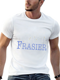 Frasier TV Show Seattle Skyline Black T-Shirt