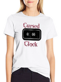 Cursed Clock T-Shirt - 6:66 Design
