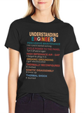 Understanding Engineers Black T-Shirt