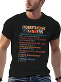 Understanding Engineers Black T-Shirt