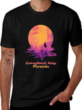 Longboat Key Florida Sunset Graphic T-Shirt