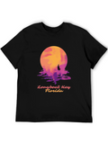 Longboat Key Florida Sunset Graphic T-Shirt