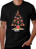 Holiday Christmas Tree Graphic Tee