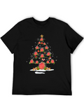 Holiday Christmas Tree Graphic Tee