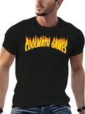 Coolmath Games Flame Logo Black T-Shirt