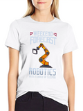 Robotics Engineering Gift Robot Engineer Classic Cotton Tee – Unisex Comfort For Any Season