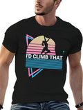 Rock Climbing Rock Climber Retro Classic Cotton Tee – Unisex Comfort For Any Season