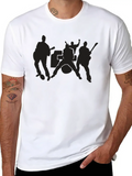 Rock N Roll Band Classic Cotton Tee – Unisex Comfort For Any Season
