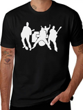 Rock N Roll Band Classic Cotton Tee – Unisex Comfort For Any Season
