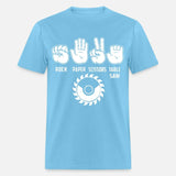 rock paper scissors table saw carpenter engineer