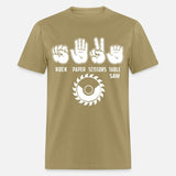 rock paper scissors table saw carpenter engineer