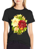 Roses 2 Classic Cotton Tee – Unisex Comfort For Any Season