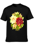Roses 2 Classic Cotton Tee – Unisex Comfort For Any Season