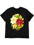 Roses 2 Classic Cotton Tee – Unisex Comfort For Any Season