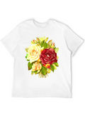 Roses 2 Classic Cotton Tee – Unisex Comfort For Any Season