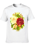 Roses 2 Classic Cotton Tee – Unisex Comfort For Any Season