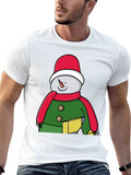 Festive Snowman Graphic Tee