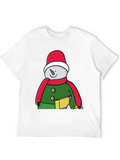 Festive Snowman Graphic Tee