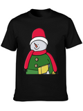 Festive Snowman Graphic Tee
