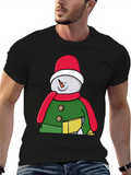 Festive Snowman Graphic Tee