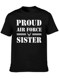 Proud Air Force Sister Graphic Tee