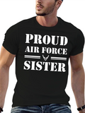 Proud Air Force Sister Graphic Tee