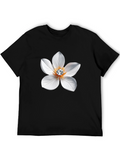 Floral Gemstone T-Shirt - Elegant Style