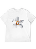 Floral Gemstone T-Shirt - Elegant Style