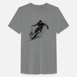 Running Soccer Striker With Ball