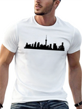 Skyline Silhouette Black T-Shirt