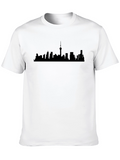 Skyline Silhouette Black T-Shirt