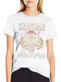 Indian Totem Graphic Print T-Shirt