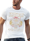 Indian Totem Graphic Print T-Shirt