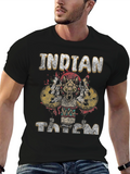Indian Totem Graphic Print T-Shirt