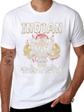 Indian Totem Graphic Print T-Shirt