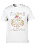 Indian Totem Graphic Print T-Shirt