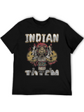 Indian Totem Graphic Print T-Shirt