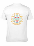 Aztec Sun Graphic Black T-Shirt